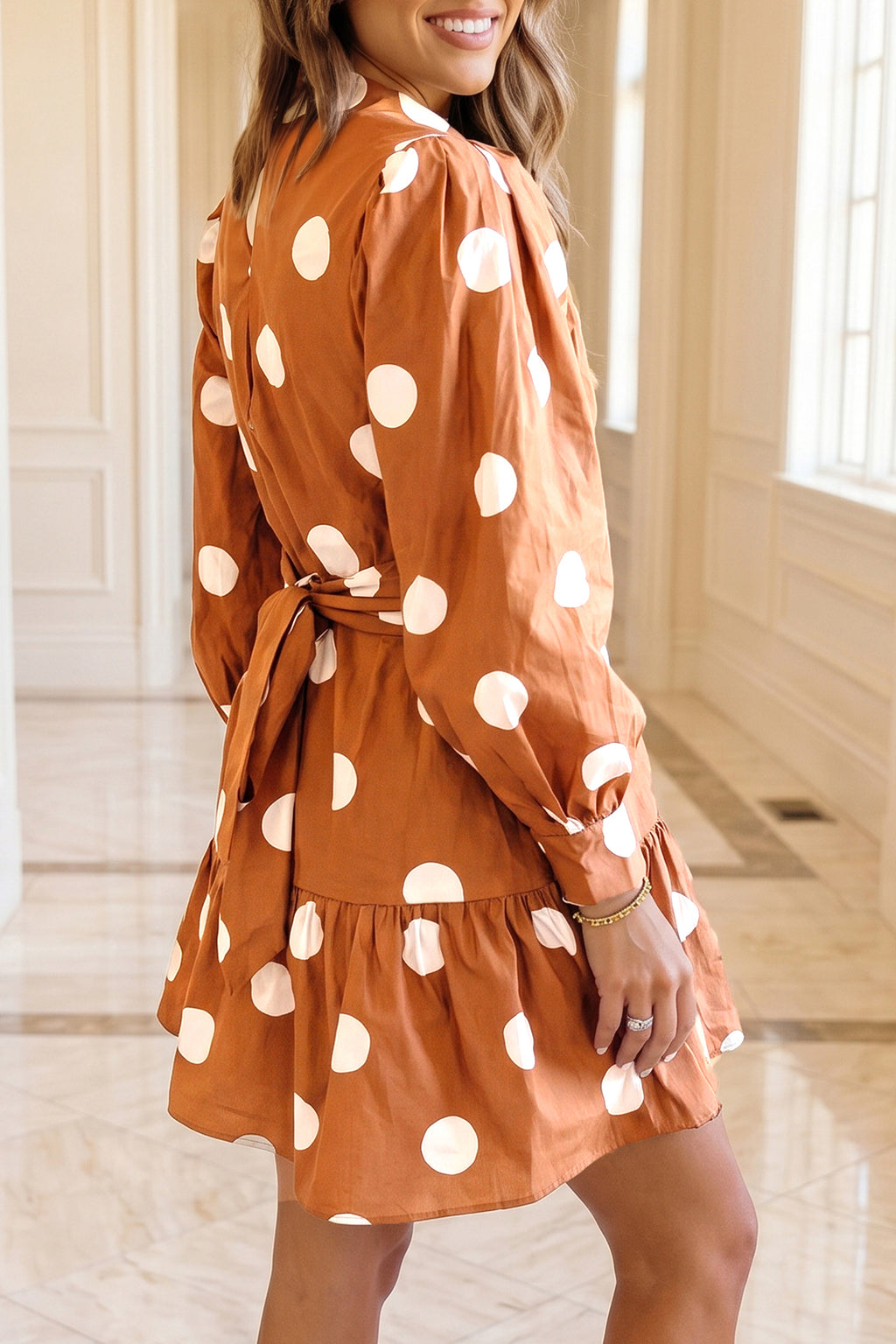 Polka Dot Mini Dress