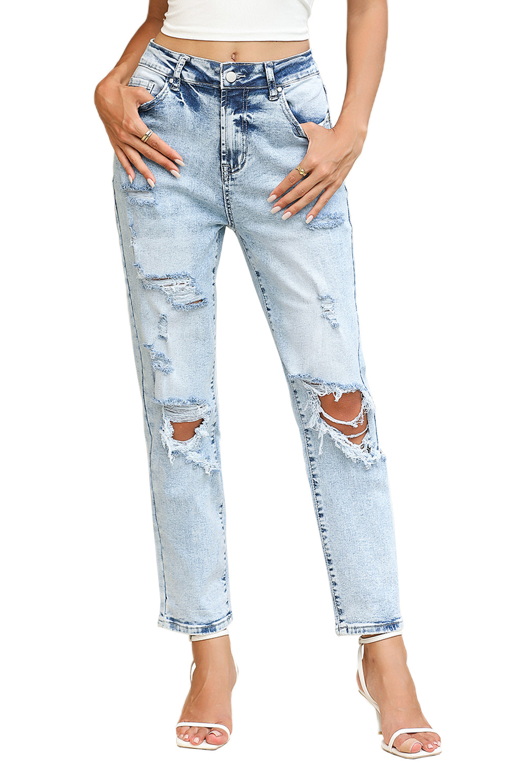 Skyline Fray Jeans