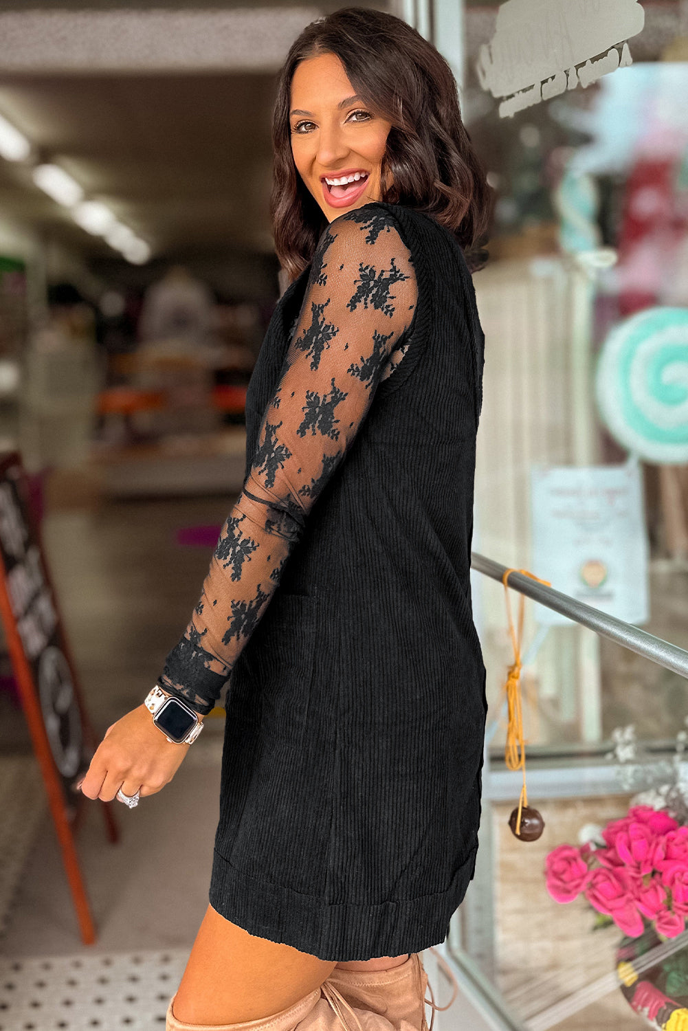 Autumn Corduroy Dress