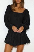 Midnight Ruffle Dress