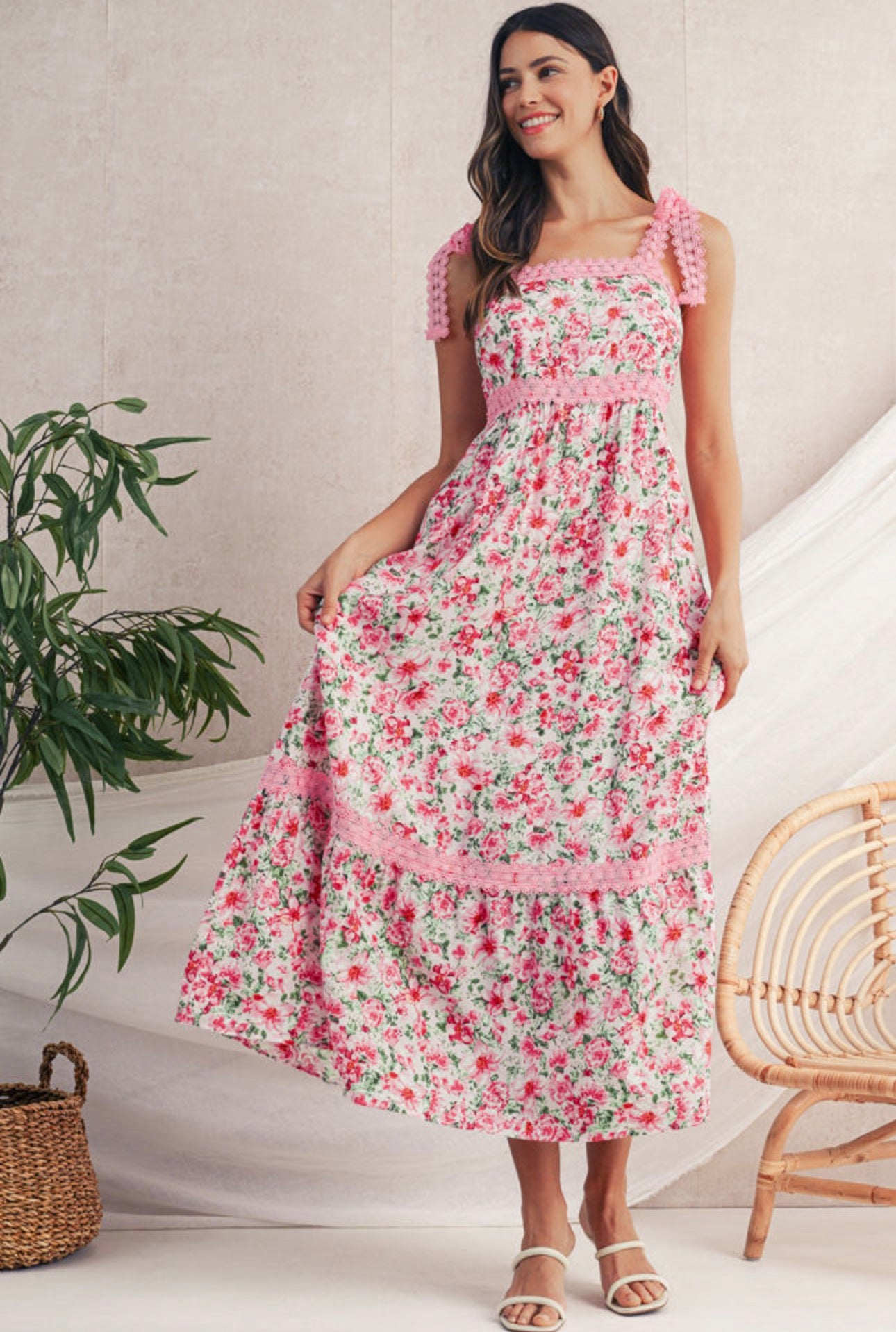 Garden Party Floral Maxi Dress