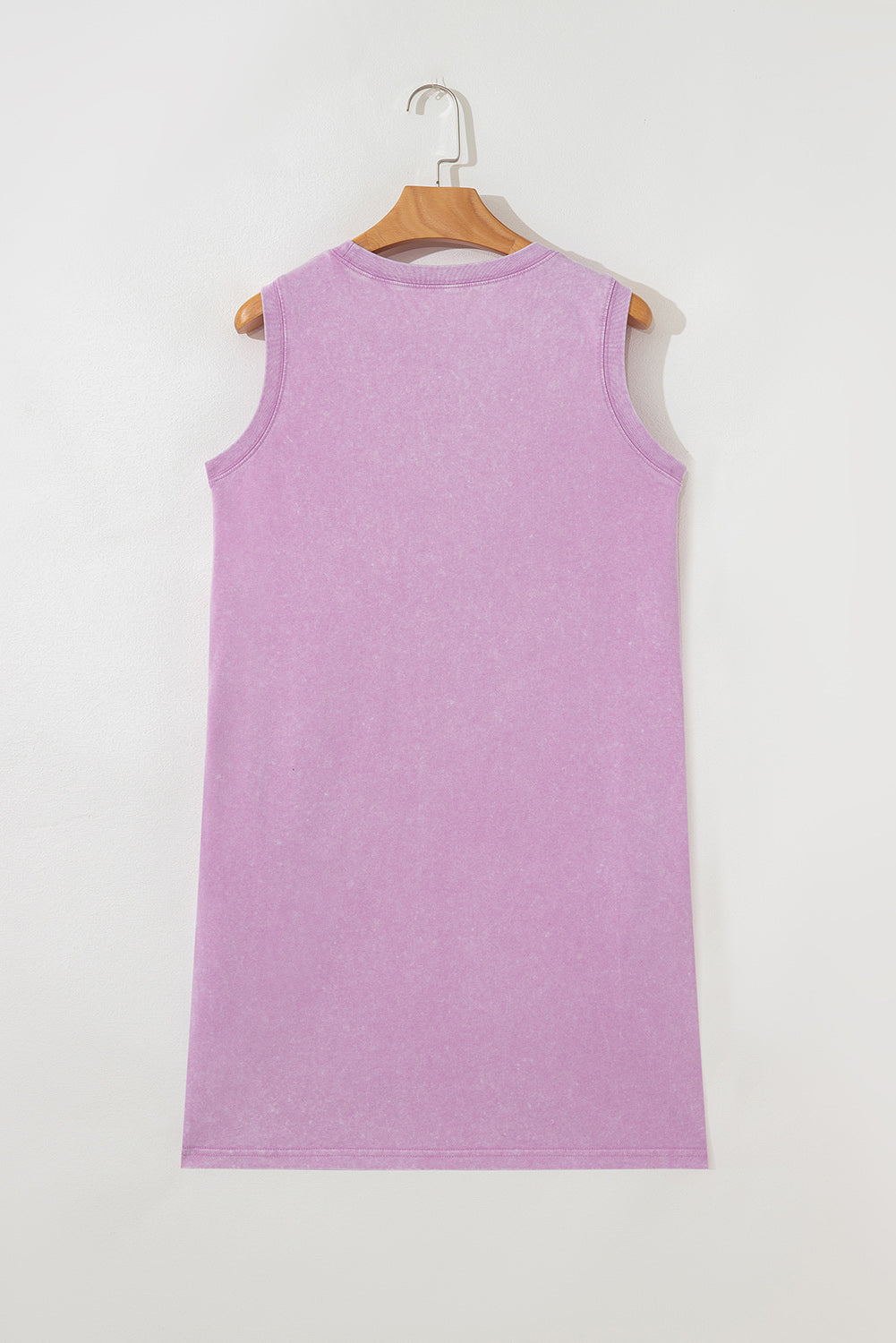 Sea Green Mineral Wash Pocket Tank Mini Dress