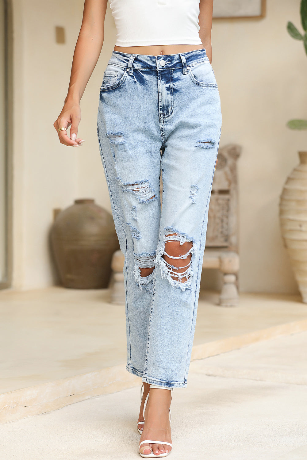 Skyline Fray Jeans