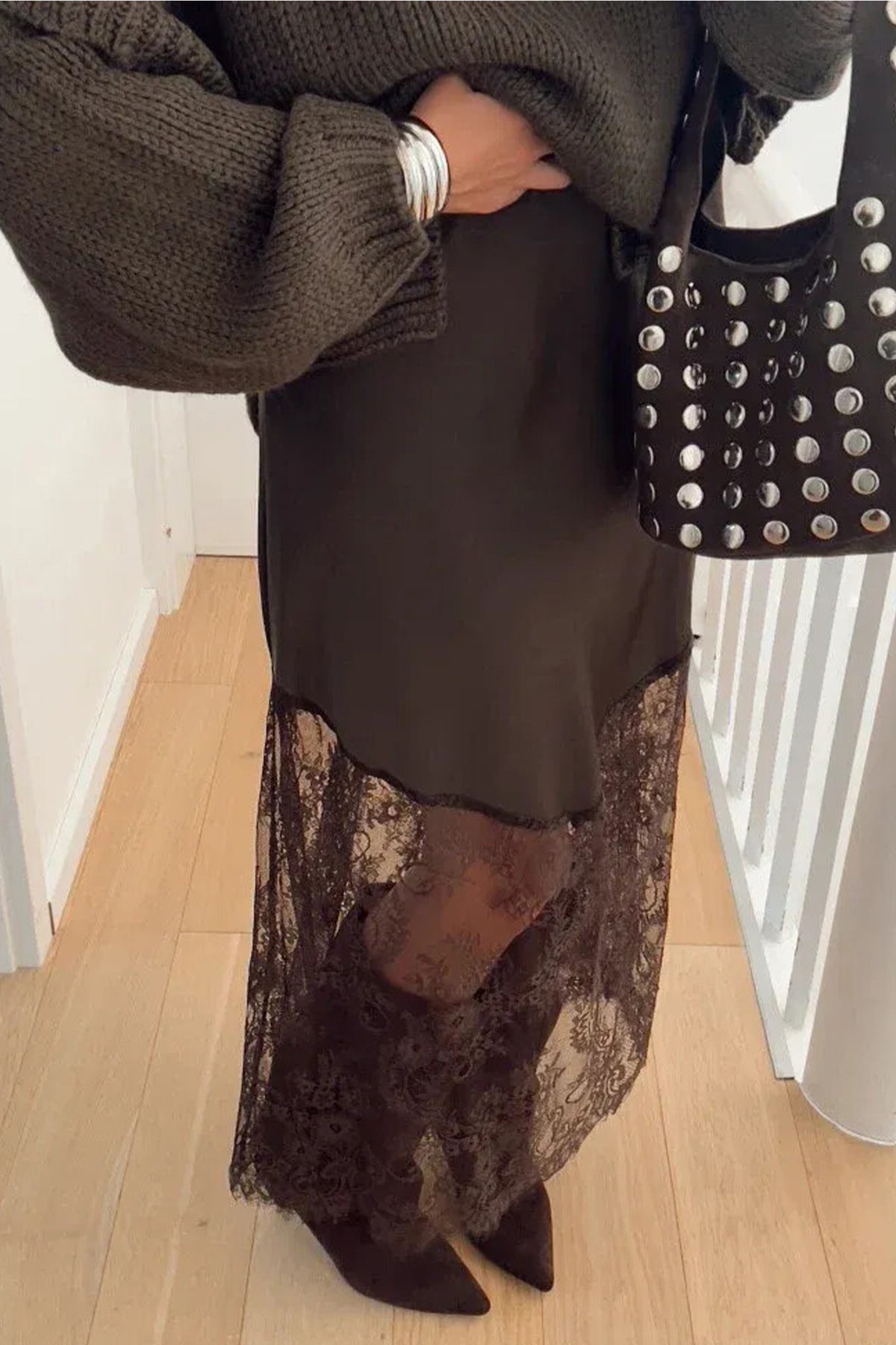 Mocha Lace Skirt