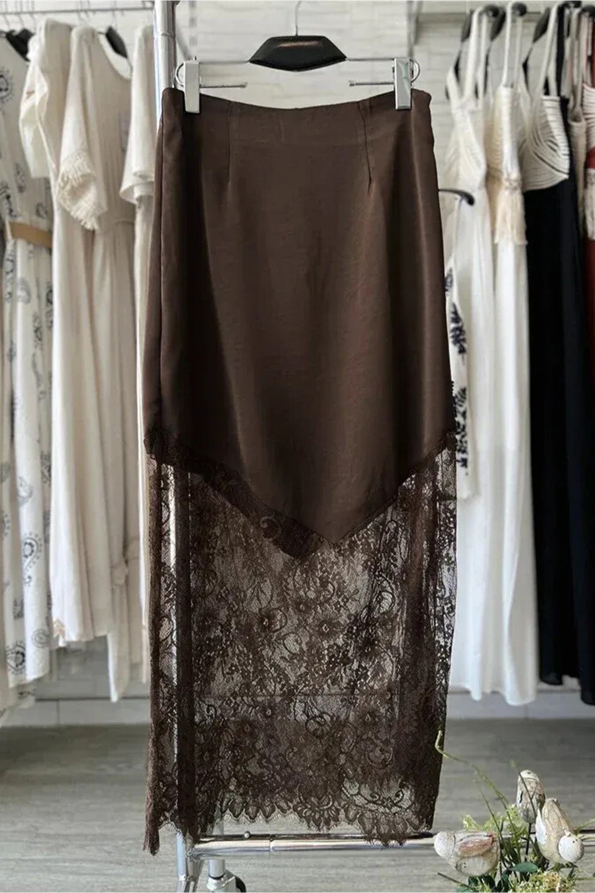 Mocha Lace Skirt